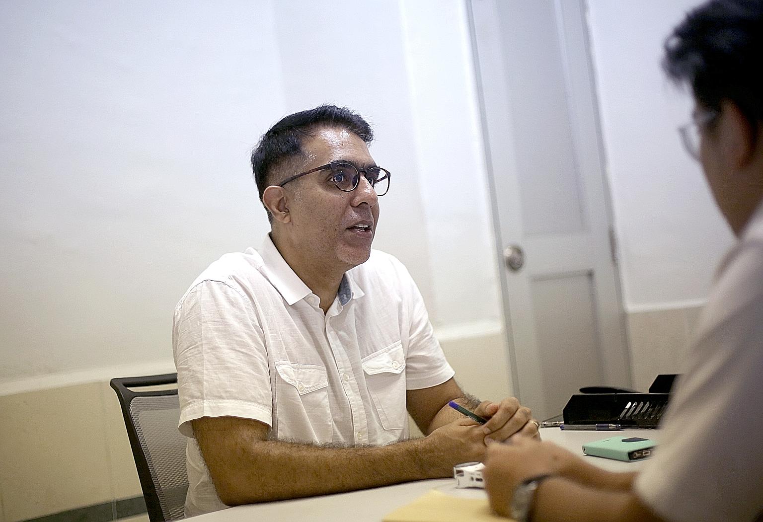 It is understood that Mr Chen Show Mao (above) held a meeting recently with his core group of supporters, numbering about 30, where he told them he does not intend to challenge Mr Pritam Singh (left) for the party's top post tomorrow.
