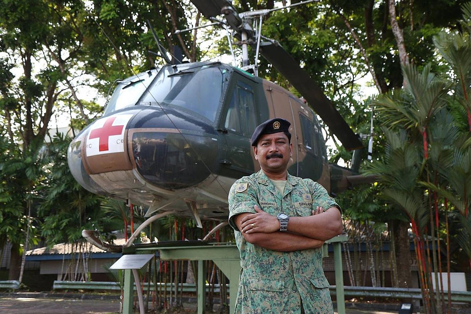 ME3 Thangaraj R. Krishnasamy was on a Scoot flight when he attended to a child who was having breathing difficulties.