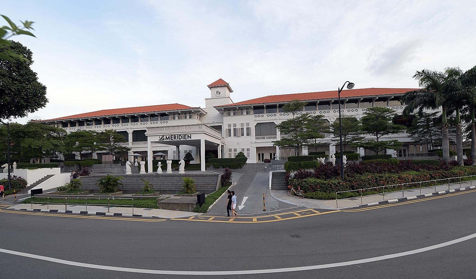 Le Meridien Singapore on Sentosa, formerly known as Movenpick Heritage Hotel Sentosa, is owned by Treasure Resort, which is majority-owned by Mr Rodney Tan, group chairman and chief executive of Cairnhill Group Holdings, and his family.