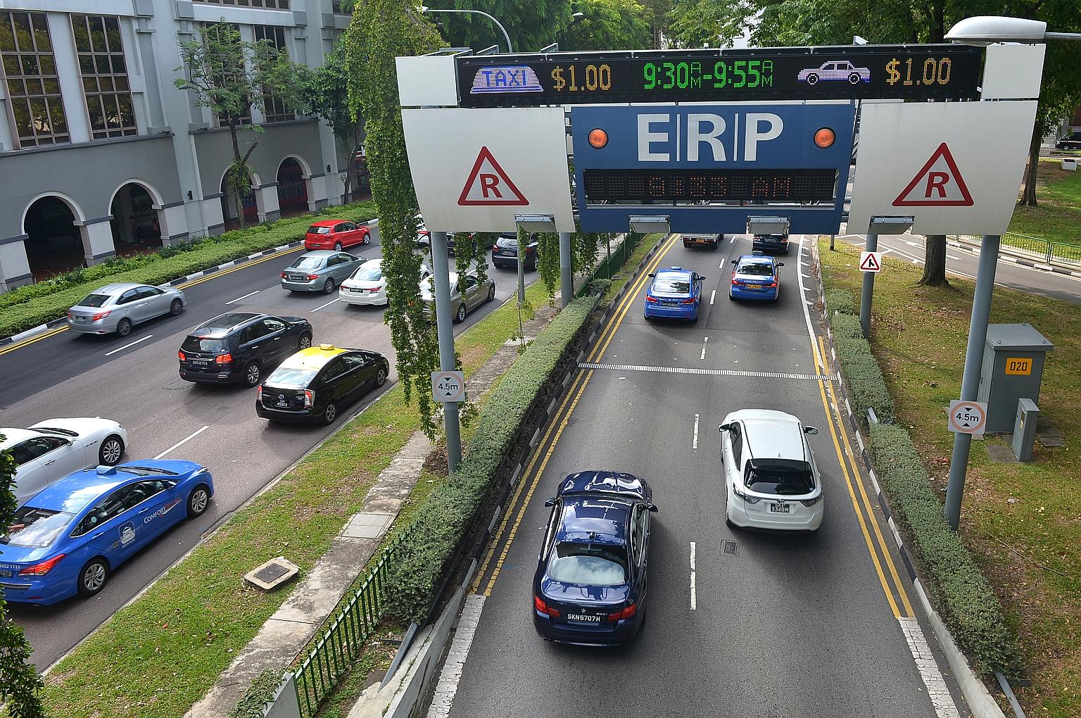 There were some 30 gantries in the first two years after ERP was introduced 20 years ago, with peak charges for cars set at $2. Today, there are close to 80 gantries, with car charges peaking at $6.