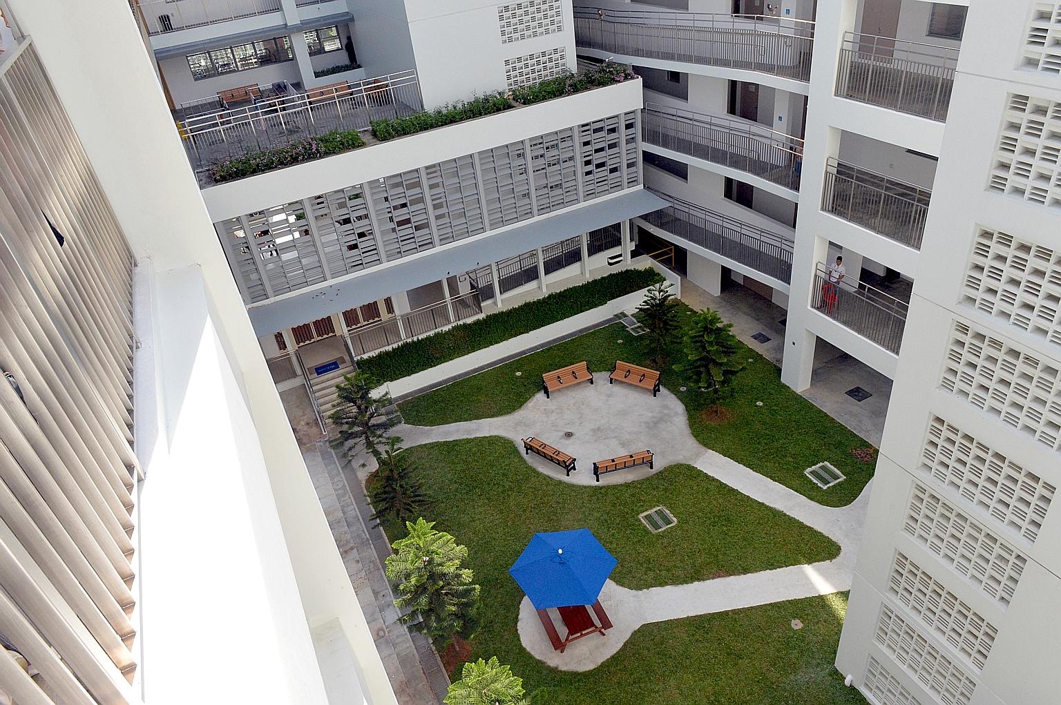 Acacia Home's new building comprises space - featuring a shared bedroom and kitchen - that serves as a "training ground" for the residents to prepare themselves for living in the community again.
