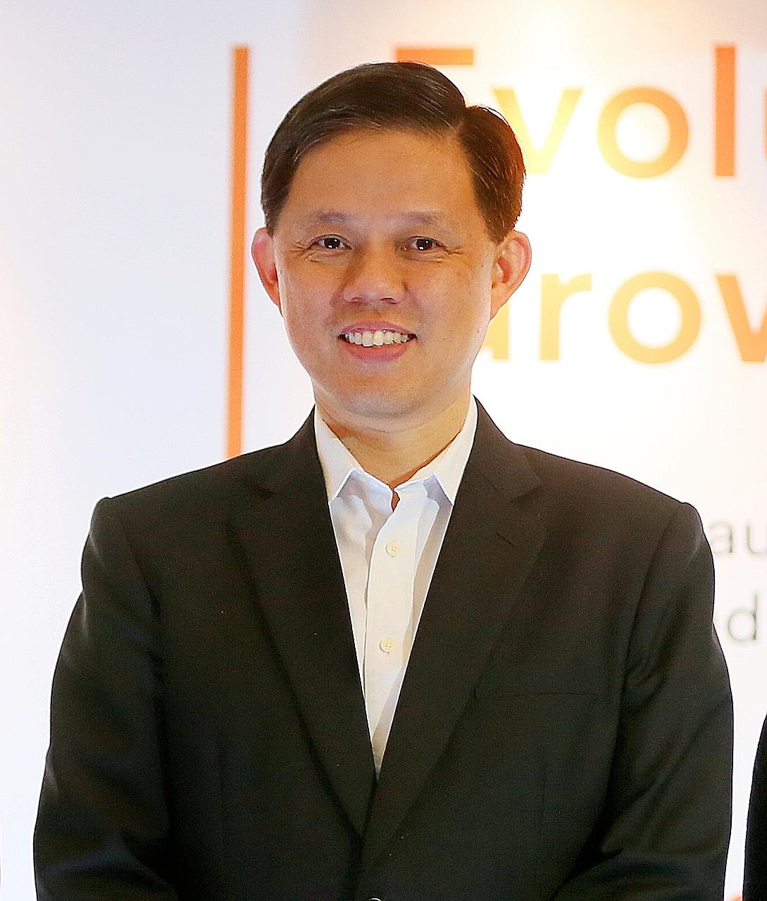 Labour chief Chan Chun Sing declined to be drawn into commenting on whether he is moving to a new role in the upcoming Cabinet reshuffle.