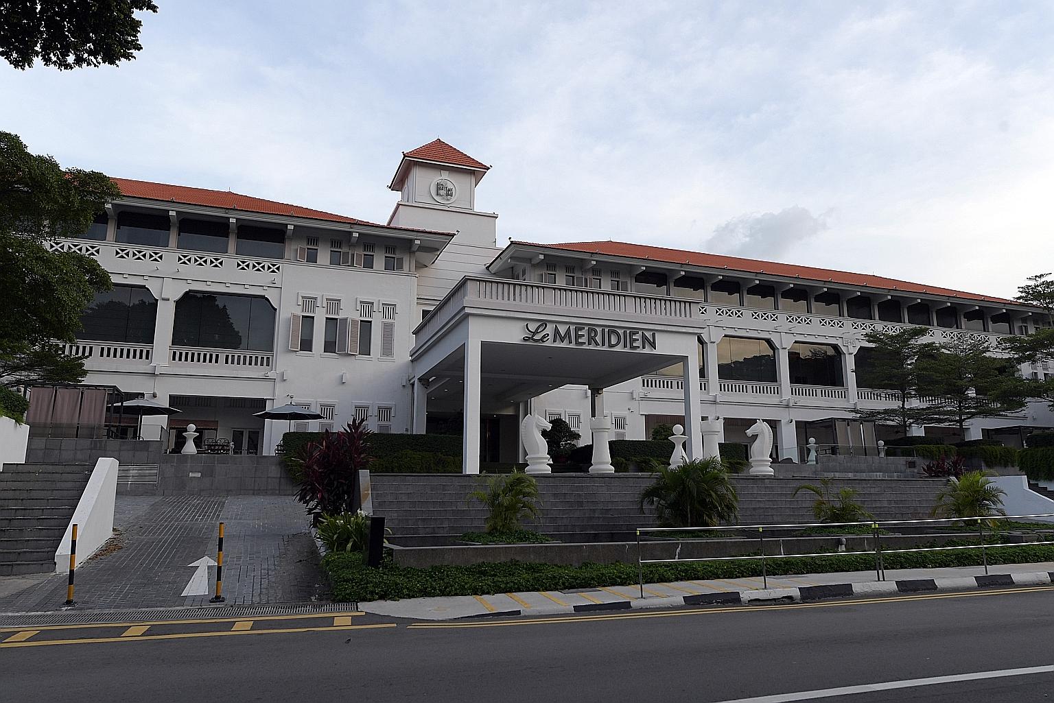 Le Meridien, formerly known as Movenpick Heritage Hotel Sentosa, came under receivership of PwC Singapore after Sanchoon Builders won a High Court order last month to wind up Treasure Resort, which owned the hotel. Treasure had allegedly defaulted on