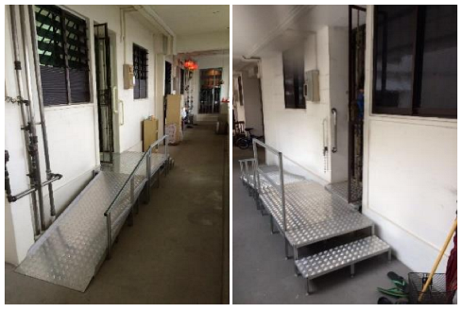 Seniors who are wheelchair users can get ramps for multistep HDB flat
