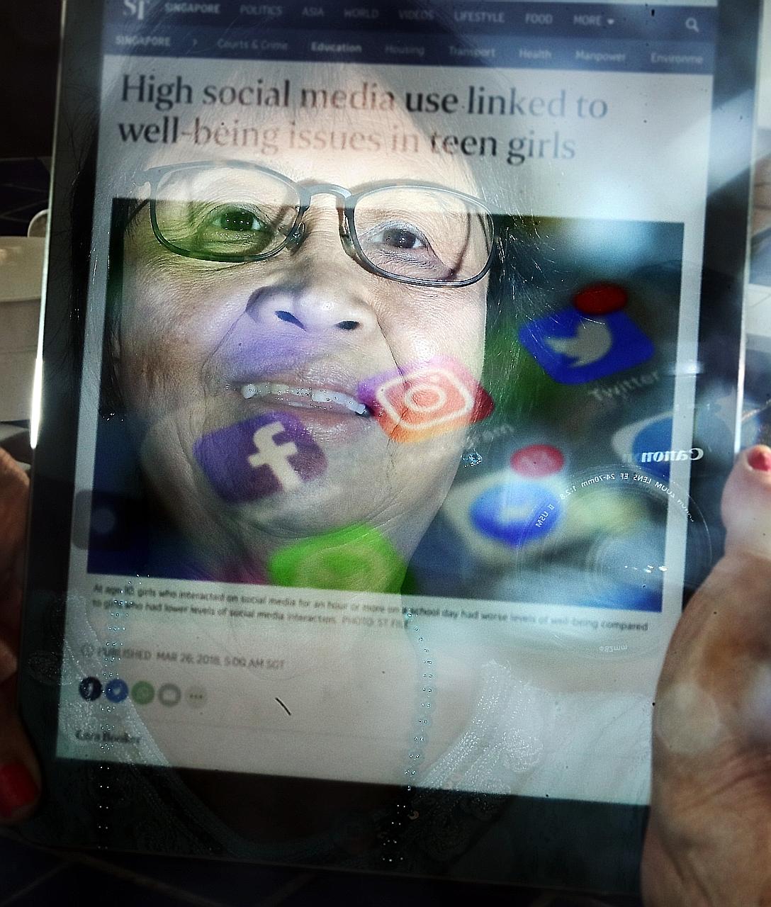 Madam Kwan Meow Yong, 69, attended a three-day course on how to open an Internet banking account. She wished the instructor had started at a really basic level.