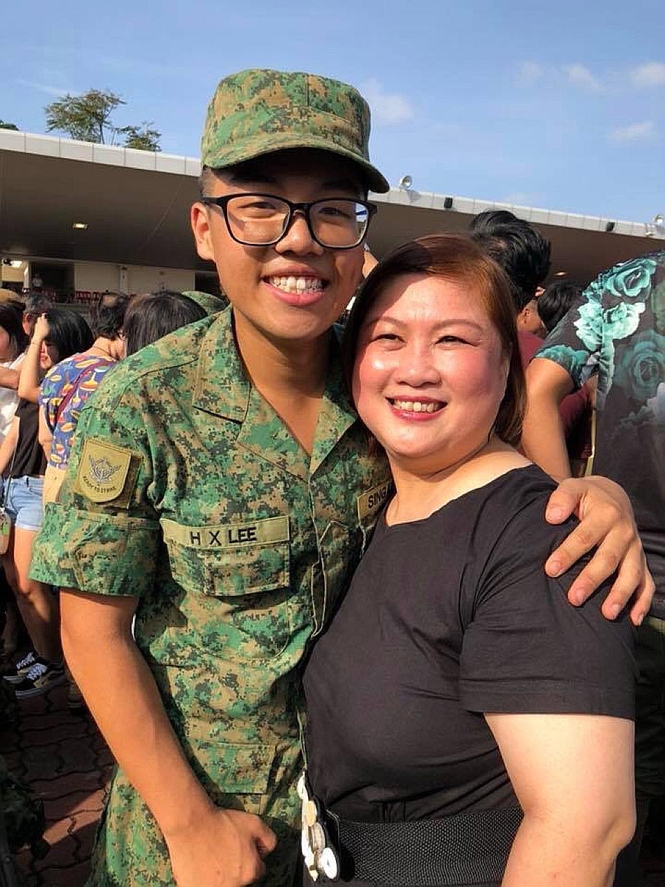 Private Dave Lee Han Xuan was taken to hospital after he showed signs of heat injury upon completing an 8km fast march at Bedok Camp on April 18.