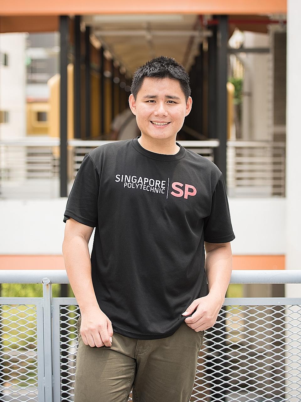 Mr Dominic Li is one of the top eight graduates from Singapore Polytechnic.