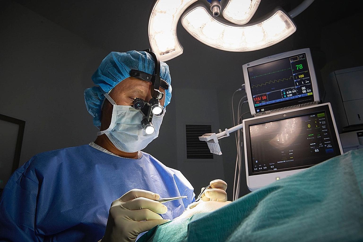 Dr Martin Huang, who performed the surgery on the then 12-year-old girl several years ago, said "her parents were supportive and wanted to help her. They believed it would help her become more confident".