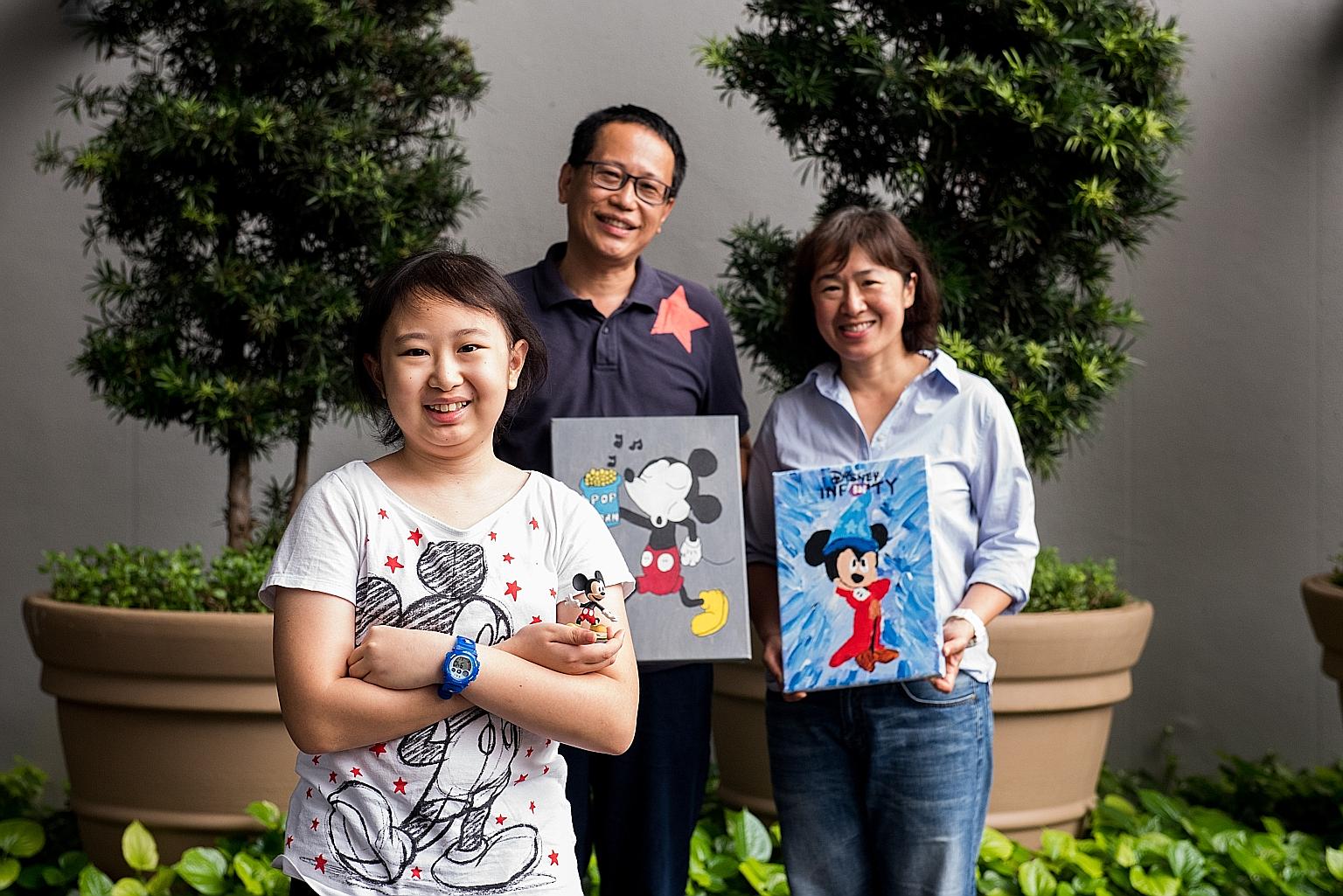 Celeste Chang, 15, had brain cancer when she was seven. Despite that, she persevered and got into a secondary school of her choice. When she was bullied there, her parents Astro Chang and Jackie Lee home-schooled her. Celeste has painted more than 20