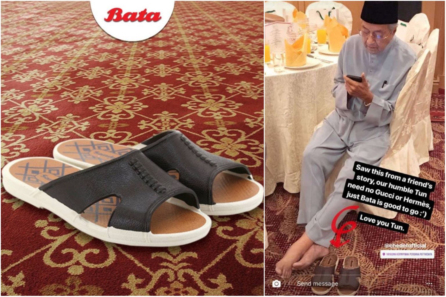 Malaysian PM Mahathir sparks Bata frenzy after viral photo of him ...