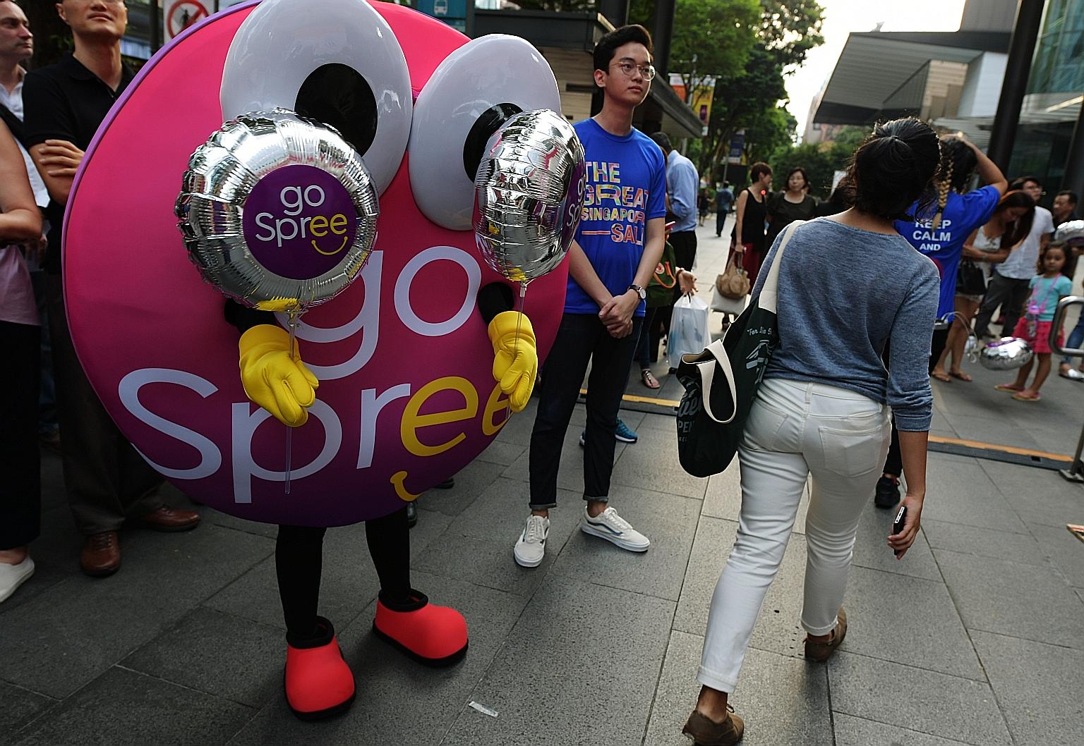 The new-look GoSpree app was launched together with the Great Singapore Sale yesterday.