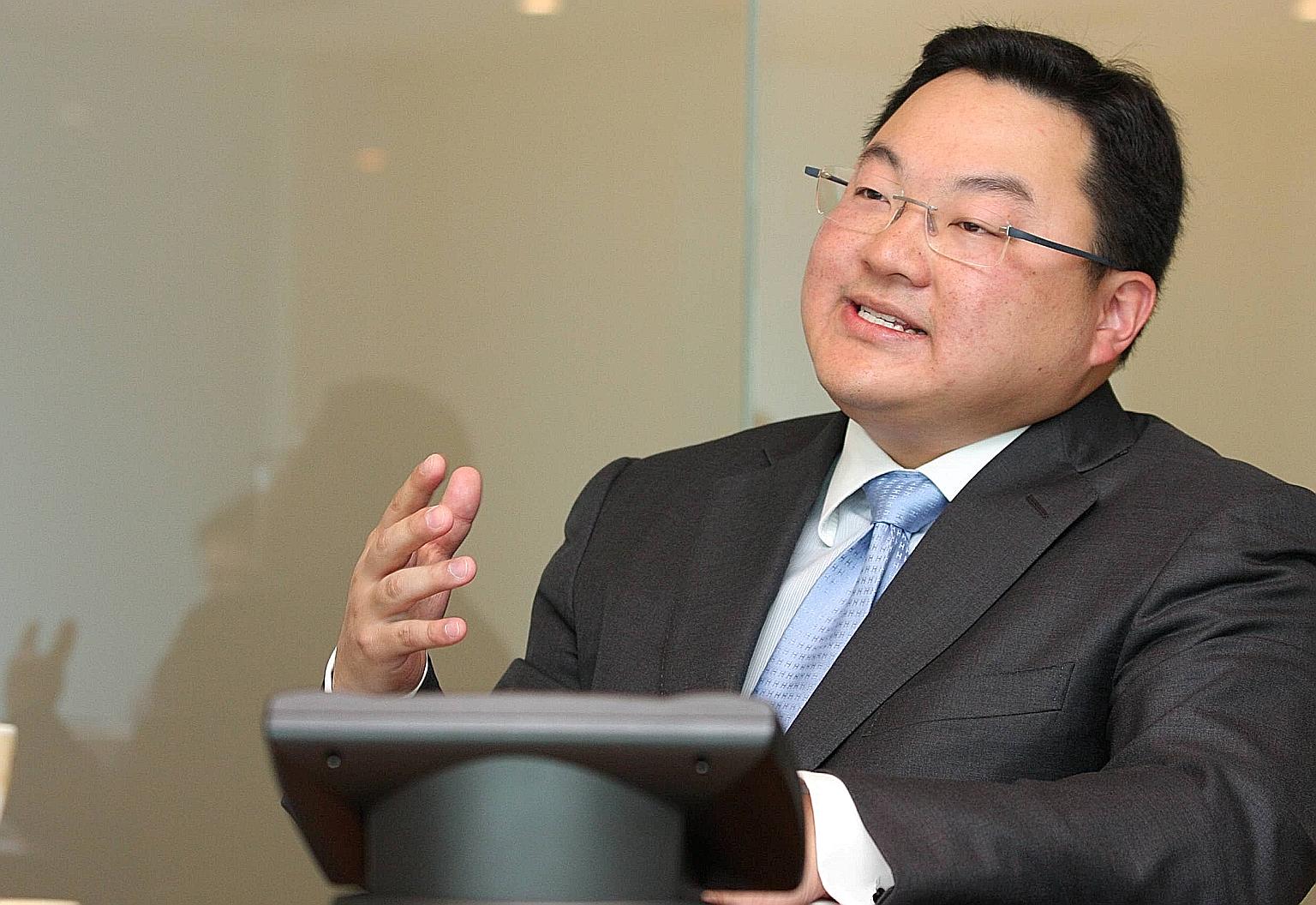 The arrest of businessman Low Taek Jho (left), a central figure in the 1MDB scandal, is being sought by Malaysia, its Prime Minister Mahathir Mohamad confirmed yesterday.