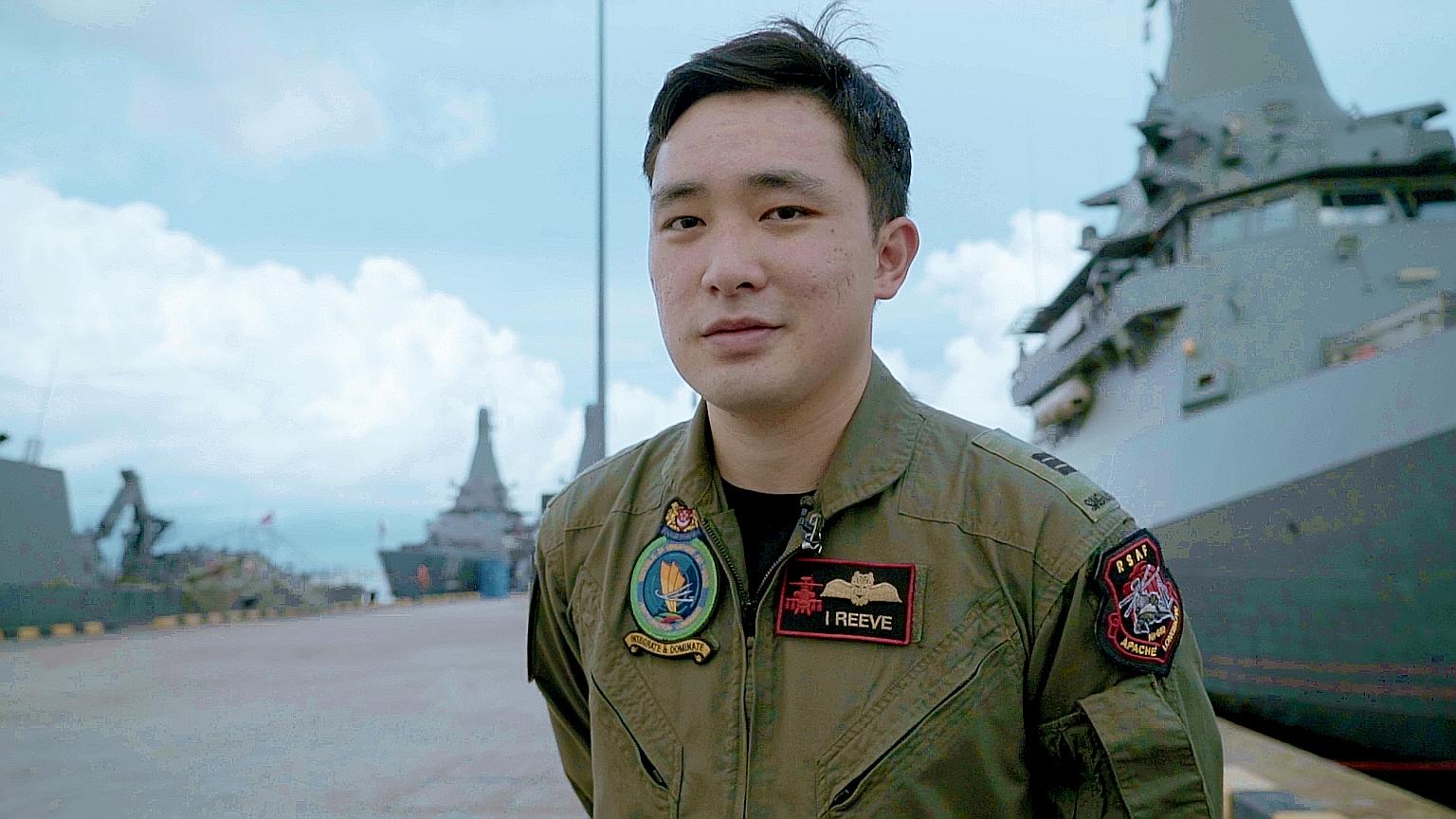 Captain Inkiriwang Reeve and his wife will celebrate their belated fourth wedding anniversary after National Day, as he is involved in the parade.