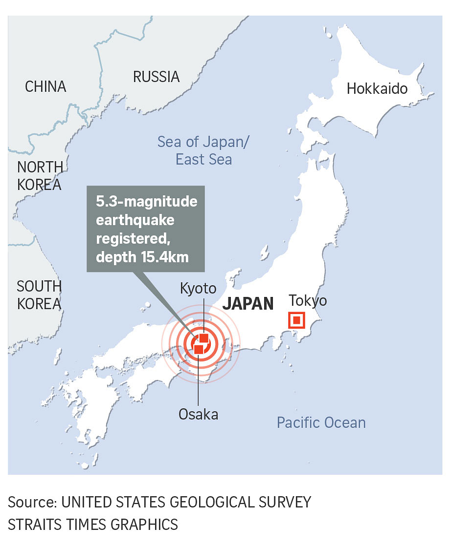 At Least Four Dead, Dozens Injured, After Strong Earthquake Hits Osaka ...