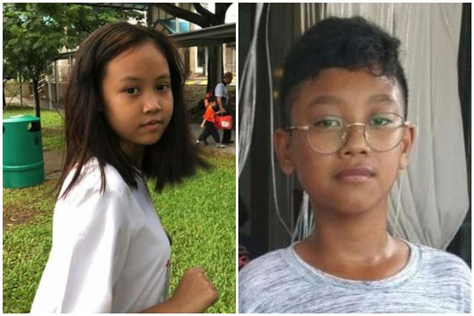 The police are appealing for information on Rachael Tan Sher Min and Anaqi Binish.
