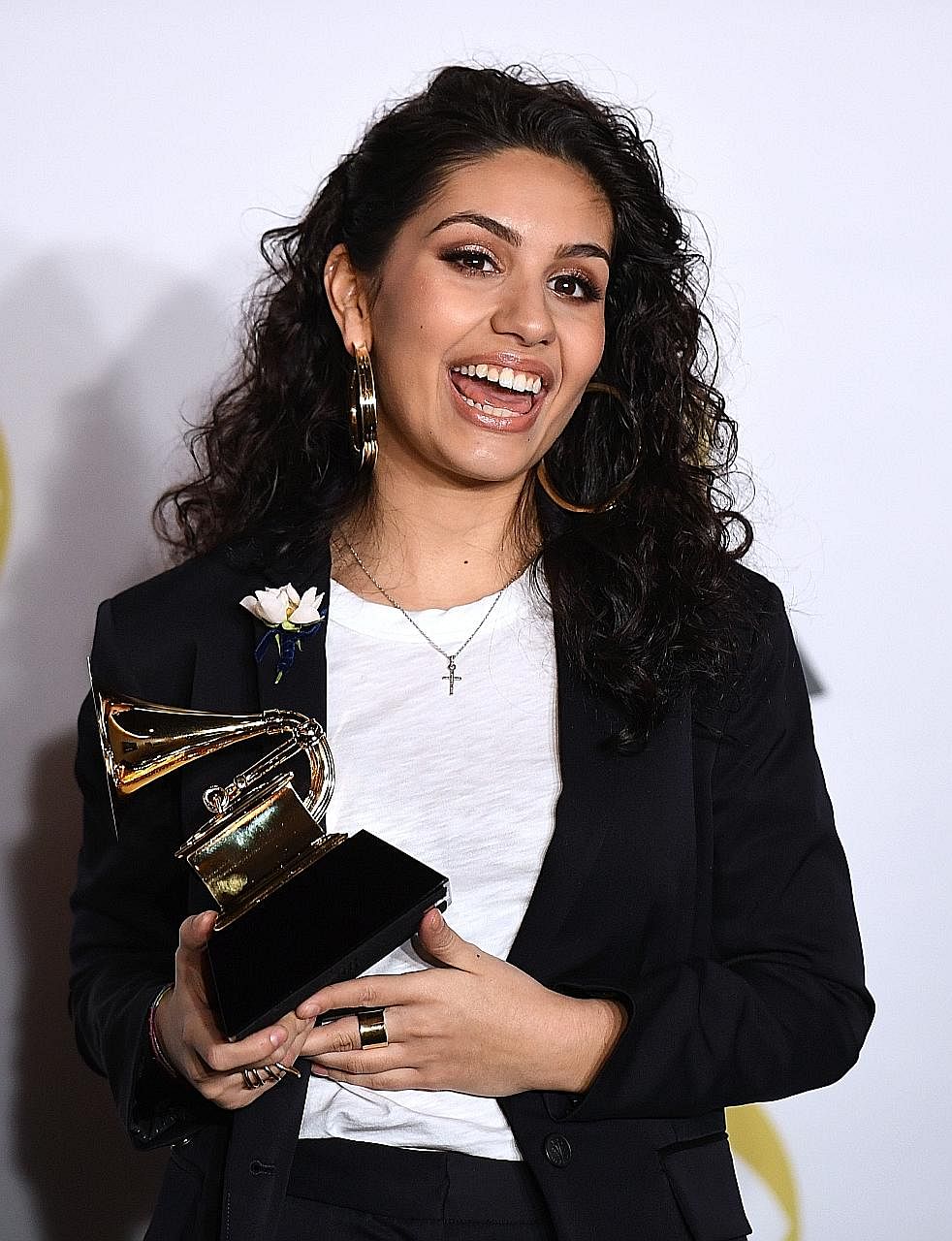 Singer Alessia Cara was the only woman to take home a major solo award, for Best New Artist, at this year's Grammy Awards.