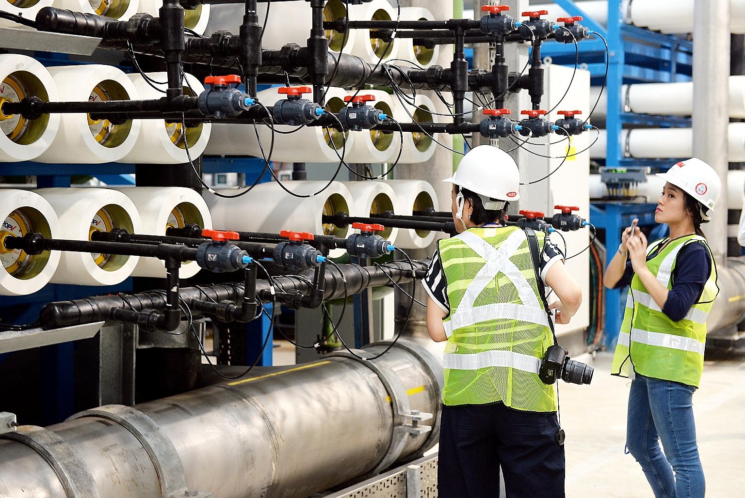Last month, Singapore officially opened its third desalination plant in Tuas, which can produce enough water to supply 200,000 households. Up to 30 per cent of Singapore's water needs can now be met by turning sea water into drinking water. Two more