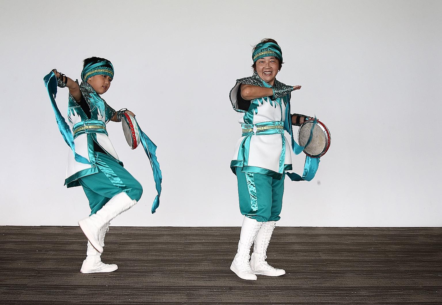 Kyler Toh, 11, and his grandmother, 66-year-old Irene Chooi, will be performing a dance together during the National Day Parade.