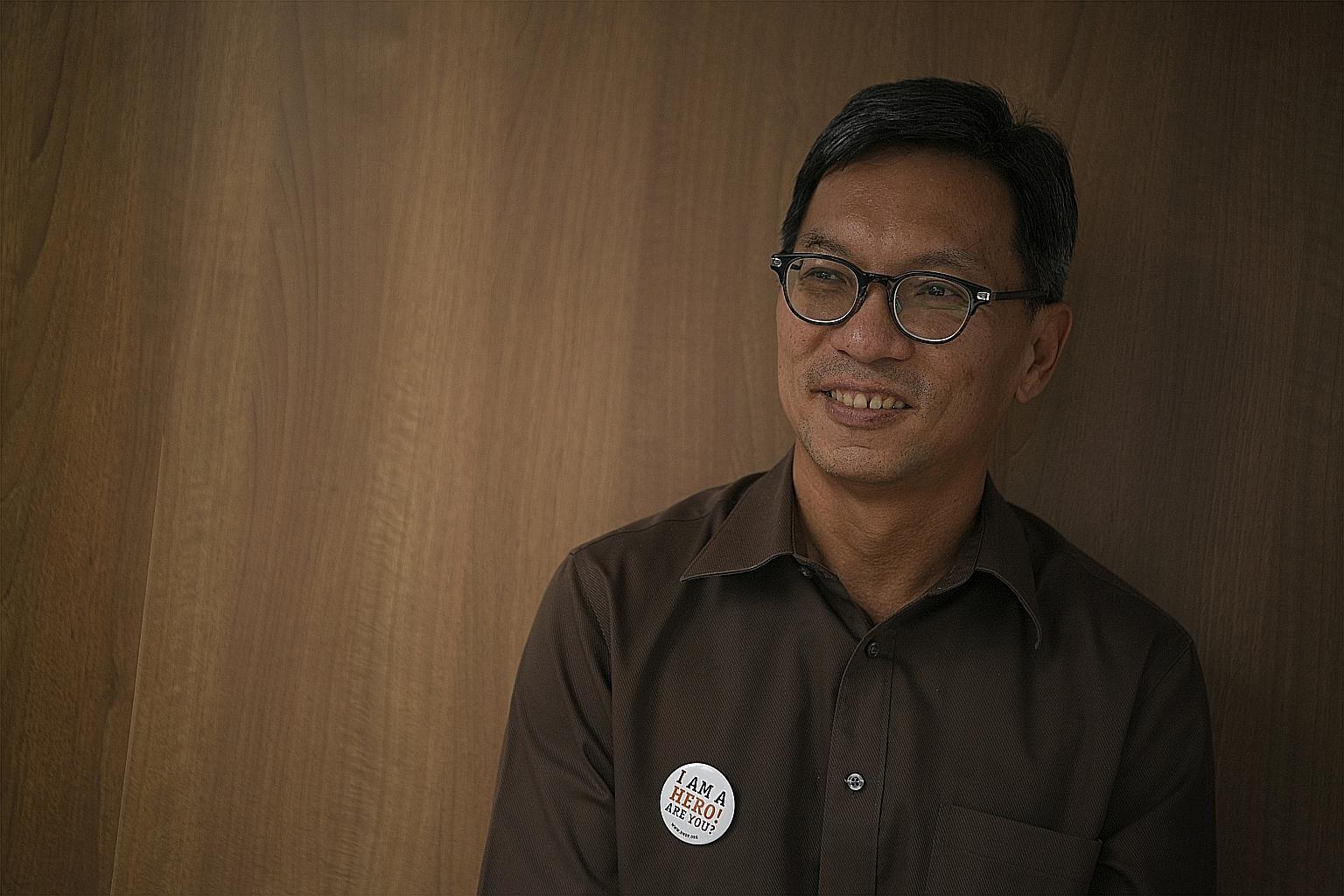 Bone Marrow Donor Programme's new chief executive Charles Loh aims to grow the pool of local donors.