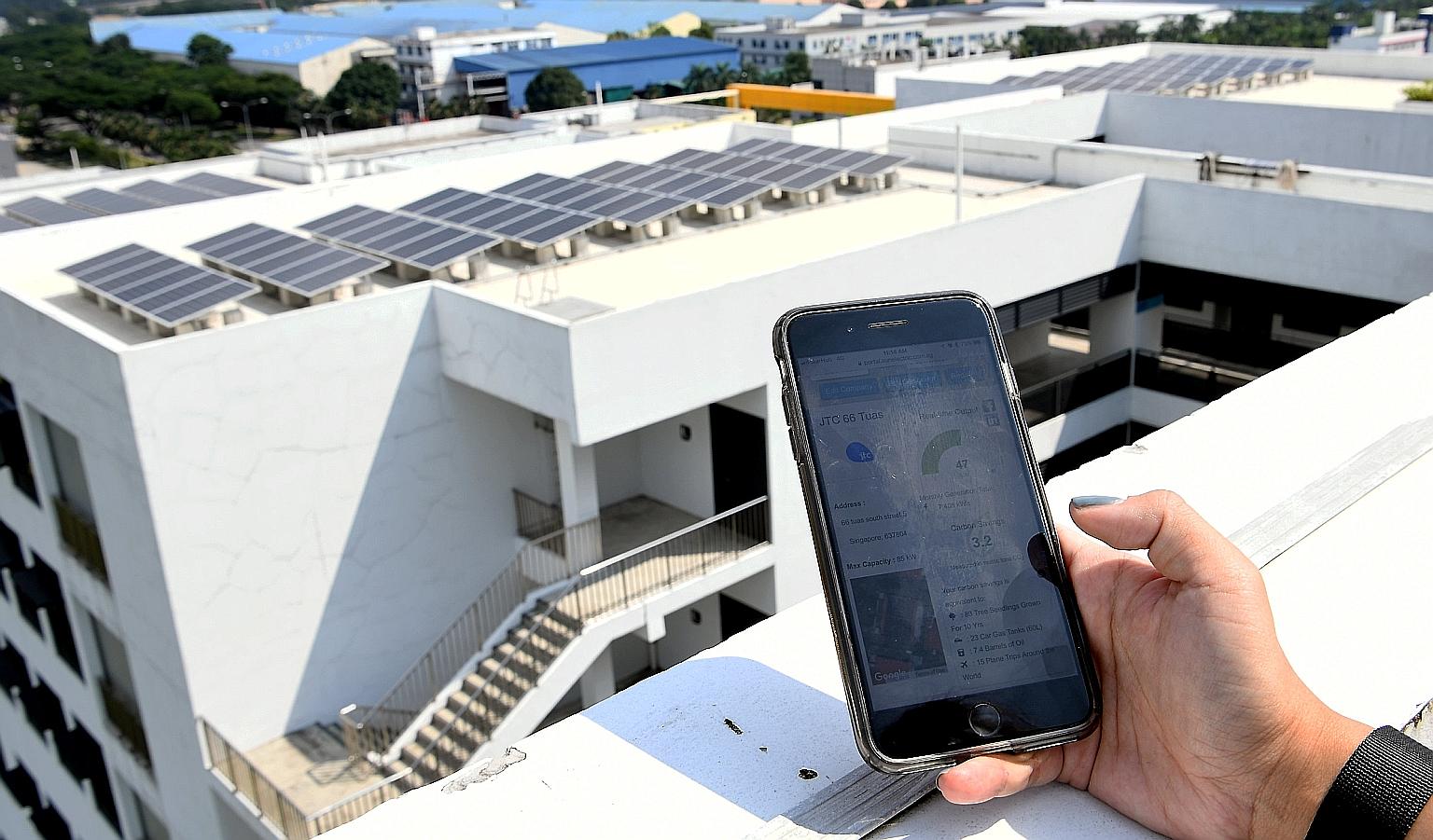 The online dashboard by solar energy retailer Sun Electric allows users to track their energy use. For example, it lets them see from which rooftop their solar electricity comes.