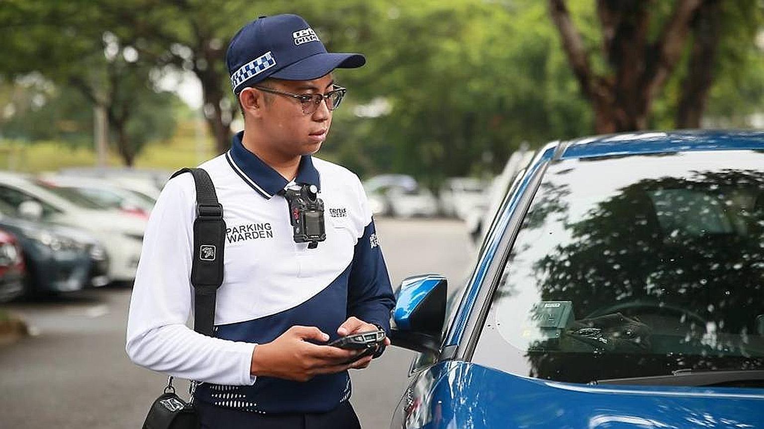 Parking wardens will don a new uniform comprising a dri-fit top and cargo pants from Aug 1, to help them cope better with the hot, humid weather.