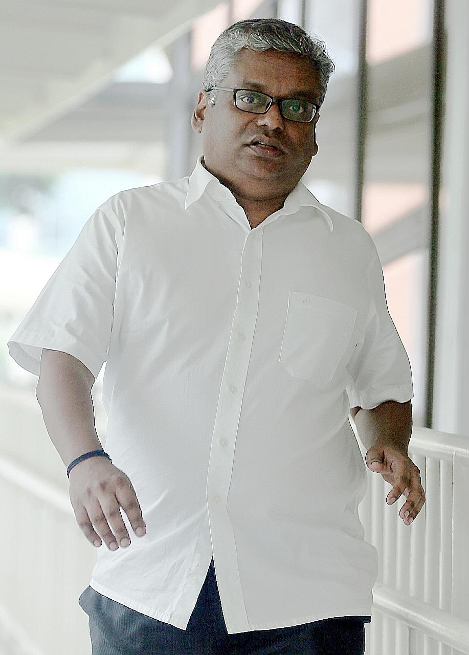 Rajkumar Padmanathan, 49, set up a firm in his wife's name but he was the true owner. He then recommended RSAF jobs to the firm.