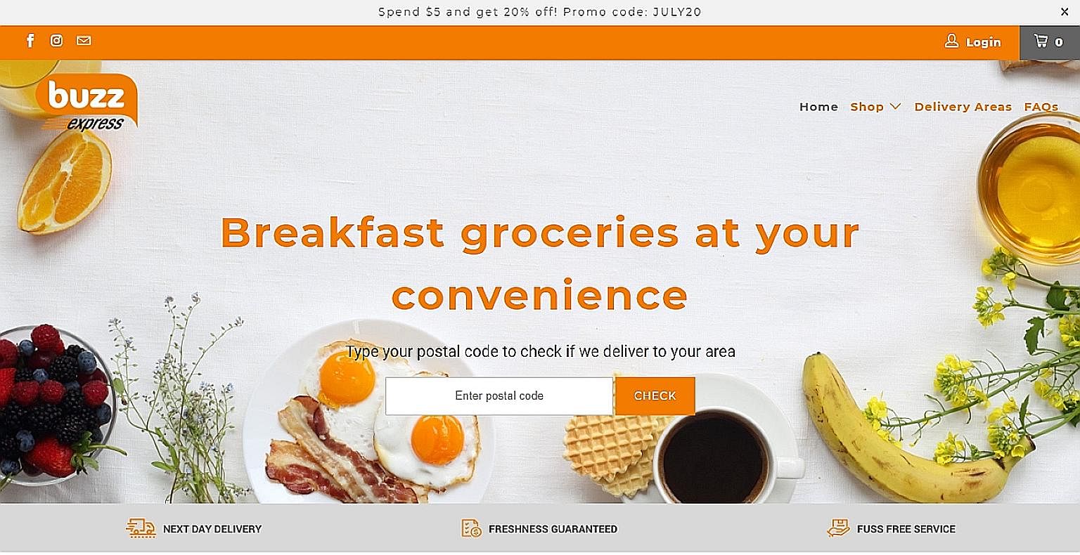 From Aug 5, people in the newly covered areas can place breakfast orders online for them to be delivered the next day.