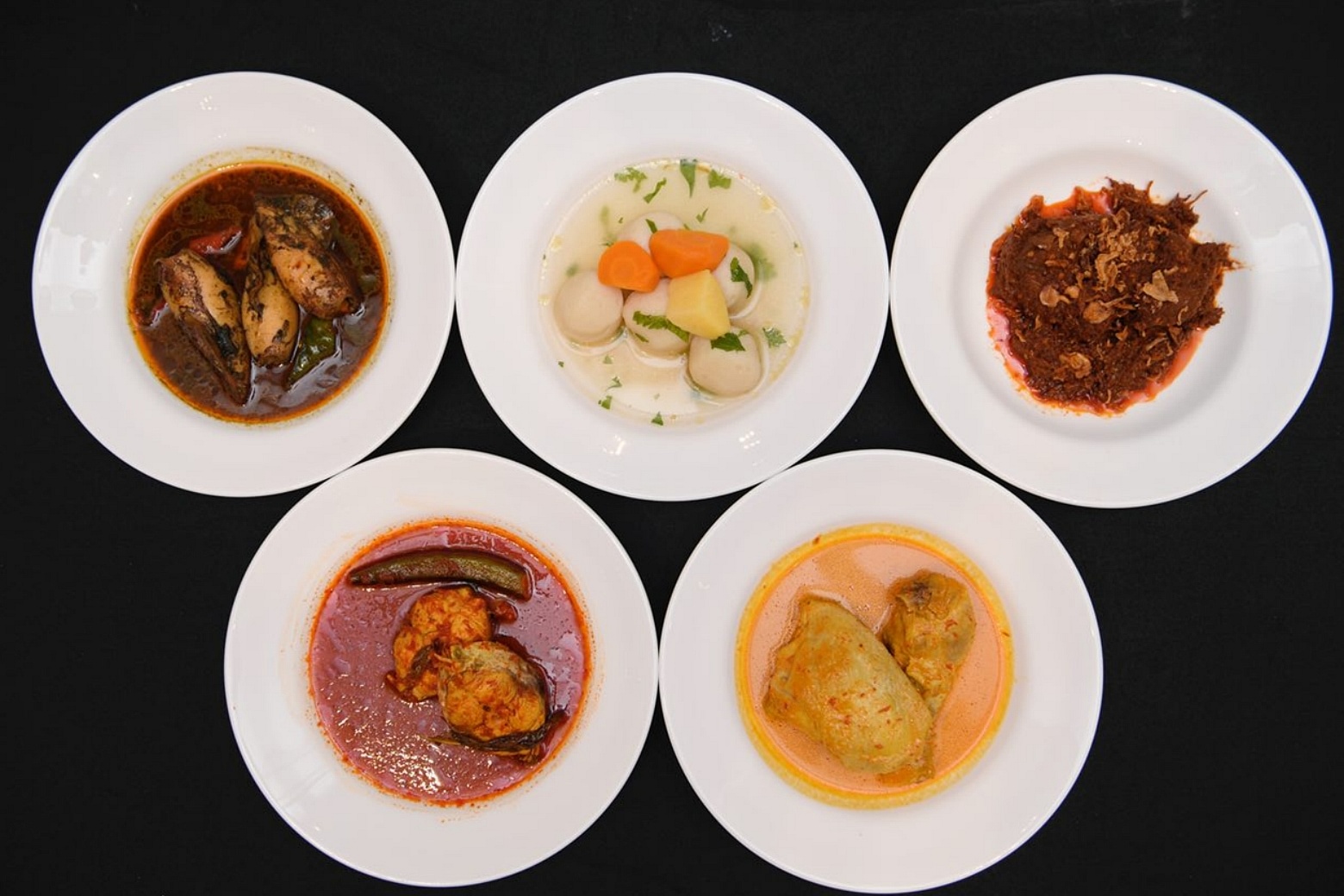 Healthier version of nasi padang on the menu at Rumah Makan Minang