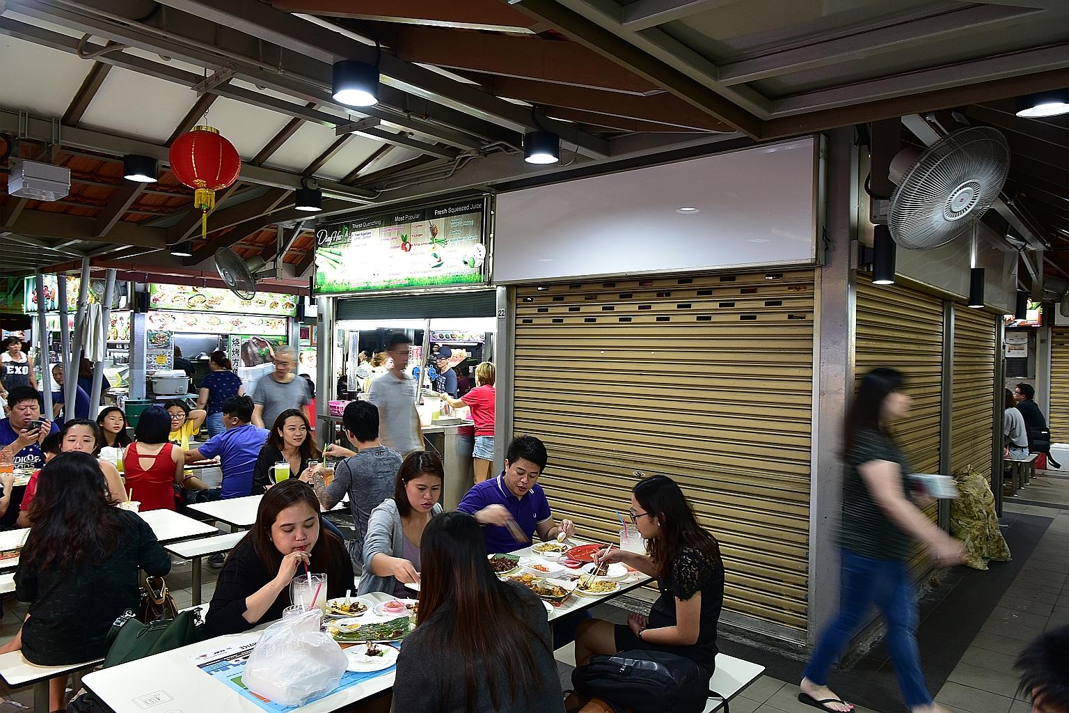 After the successful $10,028 bid for the Chomp Chomp stall, the woman bidder ended the tenancy agreement the same day she signed it after serving notice and paying all charges due.