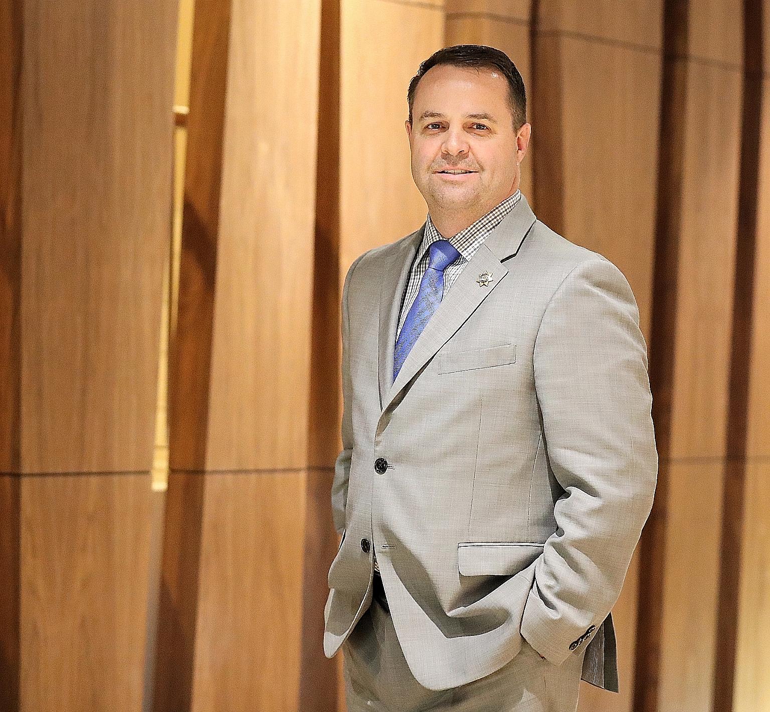 Deputy Chief Christopher Jones of the Las Vegas Metropolitan Police Department was one of the speakers at the inaugural International Programme on Crisis Leadership.