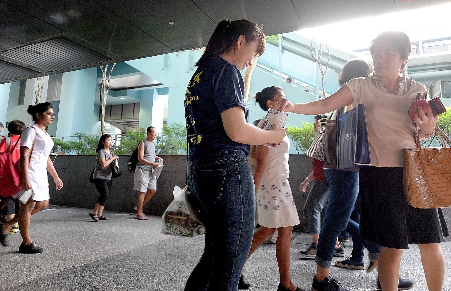 A survey of over 1,000 Singaporeans by the Commissioner of Charities showed that 86 per cent made donations in the past year, but only 6 per cent would ask questions before giving or contact the charity or fund-raiser to find out more about the cause
