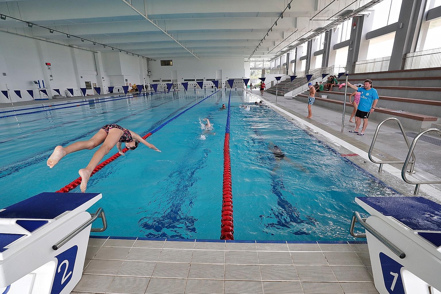 The German European School Singapore's new $135 million campus at 2 Dairy Farm Lane has an Olympic-size swimming pool, a football field, cooking studio and a 400-seat auditorium. These facilities are open to community organisations, subject to availa