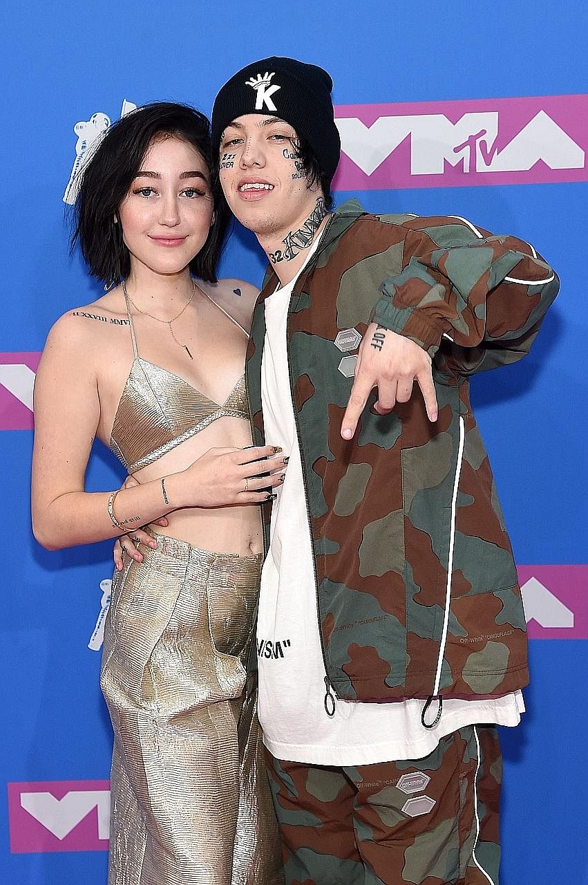 Instead of using traditional media, rapper Lil Xan went online to discuss his health struggles and relationship with singer-actress Noah Cyrus (both above).