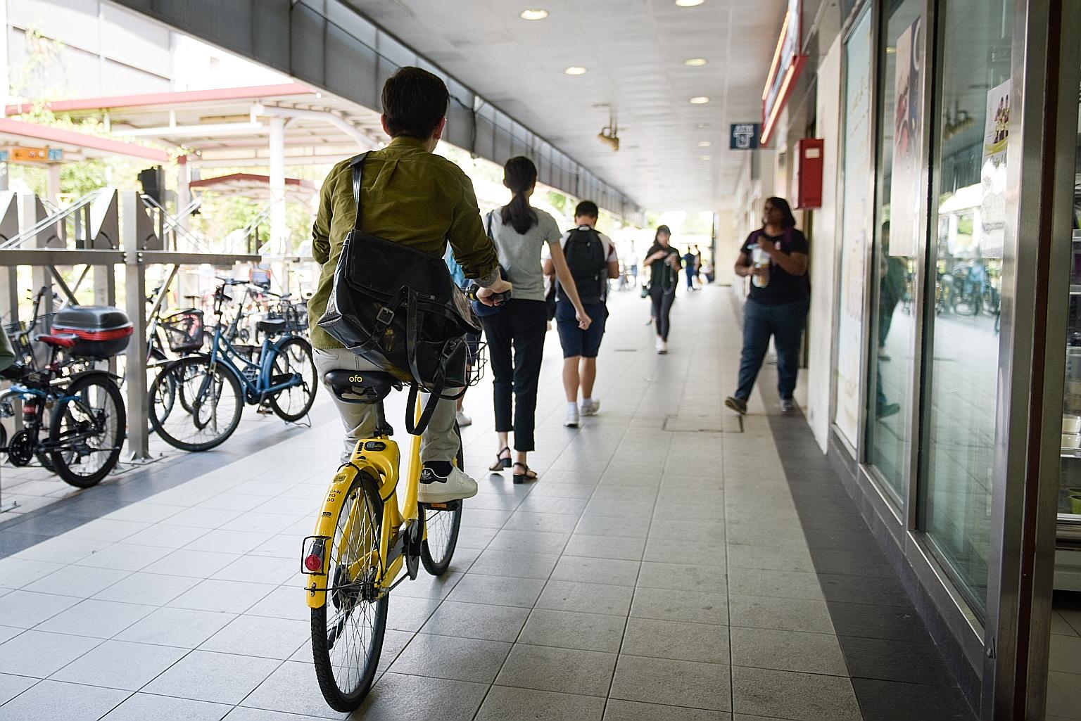 Chinese firms ofo and Mobike said they would work with the LTA to implement the measures aimed at curbing indiscriminate parking.