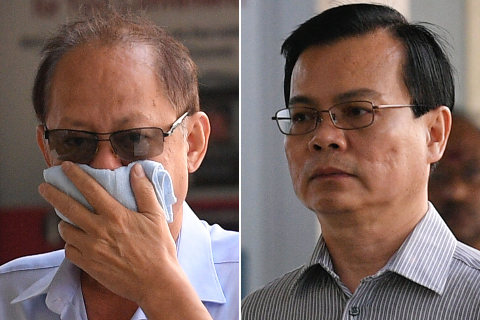 Company director Chia Sin Lan (top) faces 54 counts of bribing Wong Chee Meng (above), the former general manager of Ang Mo Kio Town Council. Wong faces 55 charges for receiving bribes.