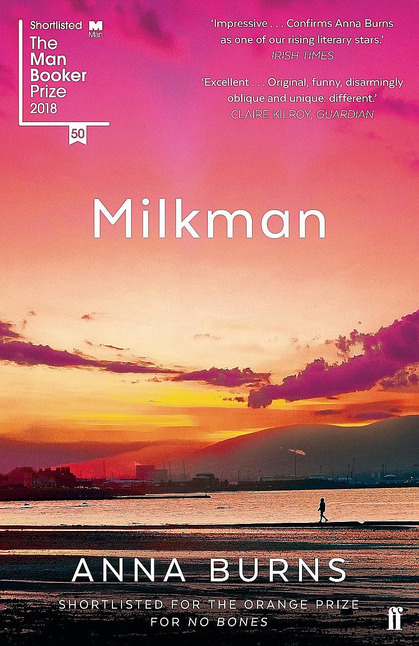 Milkman (above) by Anna Burns (left) is written in the first-person perspective of an 18-year-old girl living in Northern Ireland during the Irish Troubles of the late 20th century.