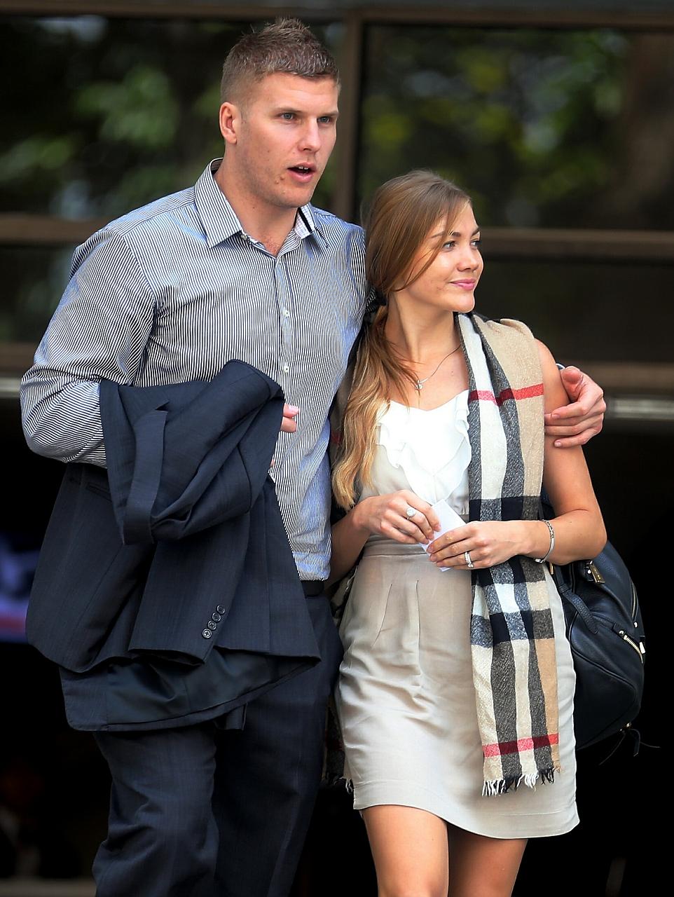 Australian Males Milan and his Russian wife Filimonova Svetlana will be sentenced on Nov 1 after being convicted yesterday over an incident at a nightclub in One Raffles Place in May last year.