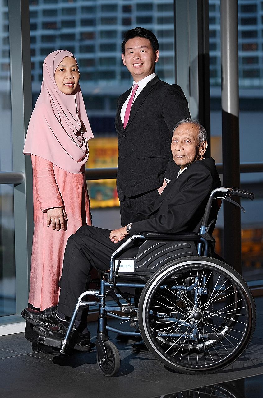 Madam Kamaria Djorimi, Mr Benjamin Chua and Mr G. Anthony Samy are among some 150 volunteer mediators with the Community Mediation Centre, which handles about 500 disputes each year.