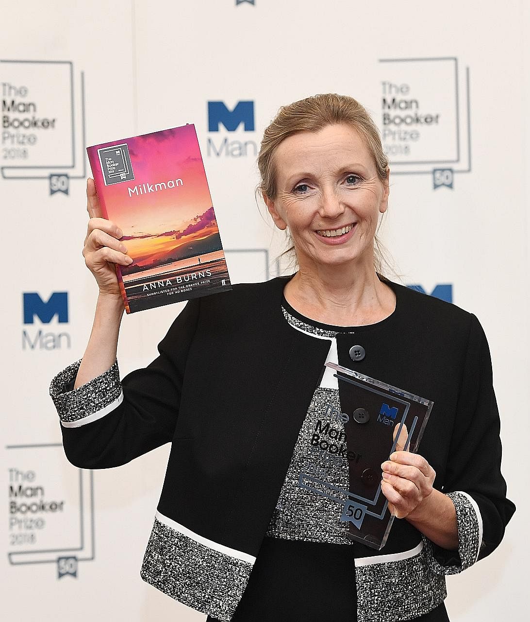 Author Anna Burns is the first Northern Irish writer, and the first woman since 2013, to win the British award.