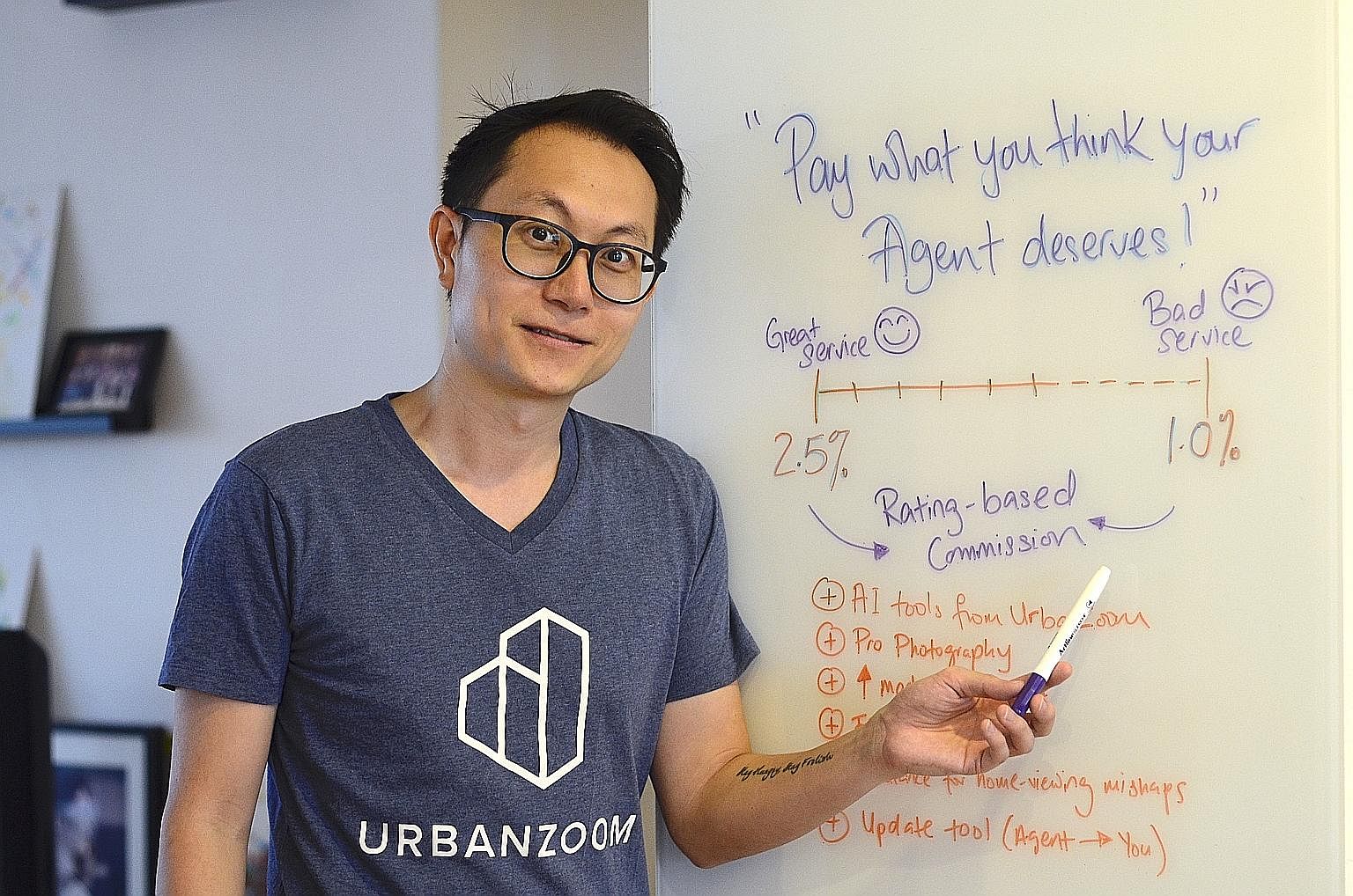 Mr Michael Cho launched his website Urban Agents last week. It connects home sellers to agents and lets them pay what they think the agent deserves.