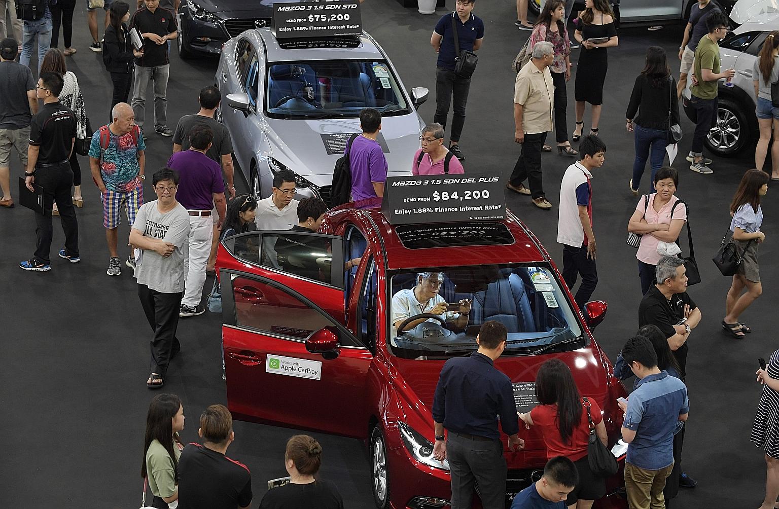 Cars@Expo, organised by Singapore Press Holdings and motoring portal sgCarMart, is on at Singapore Expo Halls 5 and 6 today. More than 40 companies are displaying their products across 20,000 sq m of exhibition space.