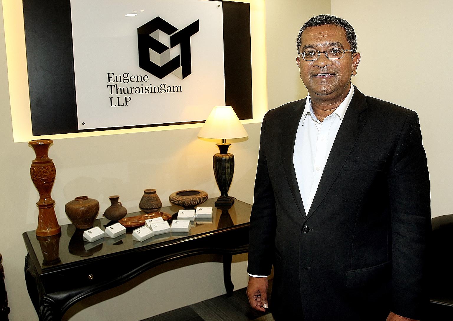 The tribunal found Mr Eugene Thuraisingam's remorse genuine, and noted that he was unlikely to reoffend.