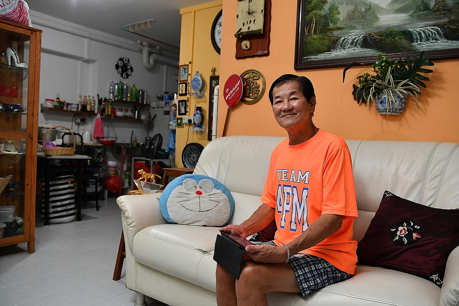 The ComCare Long-Term Assistance scheme gives Mr Henry Tan $500 every month, which he uses for his daily necessities and household bills. The scheme also pays for his medical bills. He also gets an additional $750 every three months under the Silver 