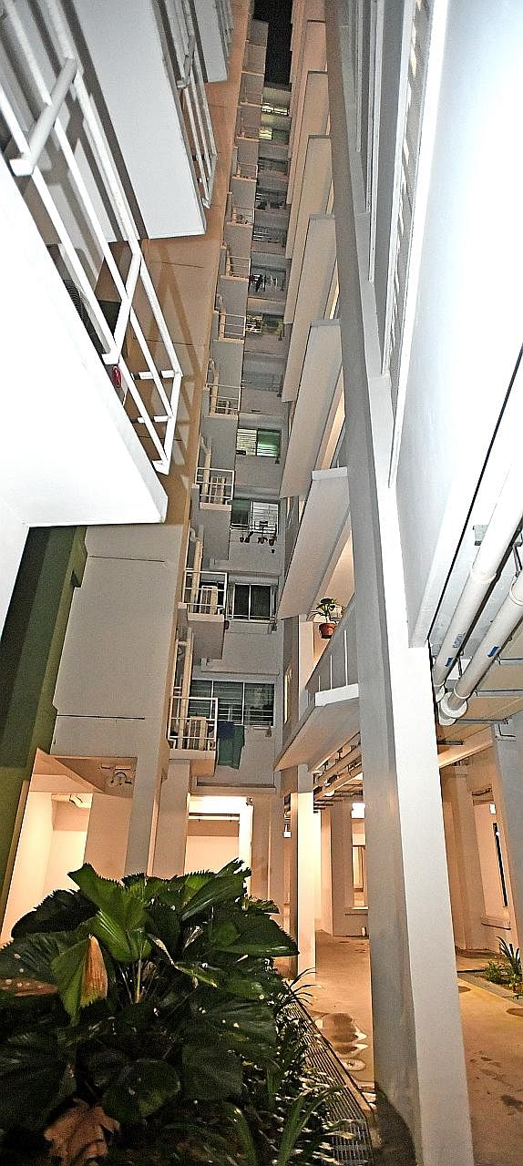A 25-year-old man is believed to have fallen from the eighth storey of a Housing Board block in Yishun Street 51 on Friday after a burglary.