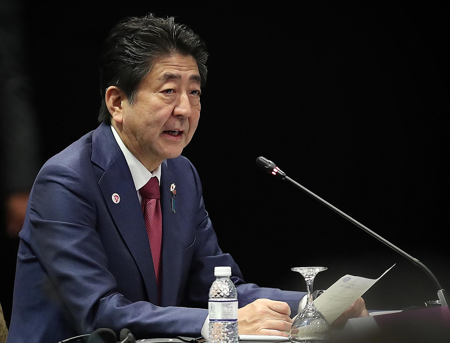 Japanese Prime Minister Shinzo Abe said that his country has "outperformed" its two trillion yen (S$24.3 billion) commitment to Asean.