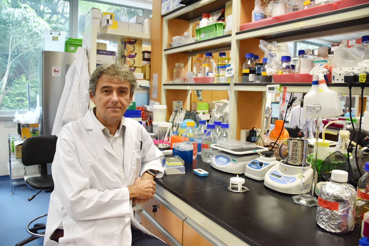 Professor Carlos Ibanez says the use of the molecule to activate the "death receptor" of melanoma skin cancer cells presents an option for a new treatment method for the remaining 45 per cent of melanoma skin cancer patients for whom current treatmen