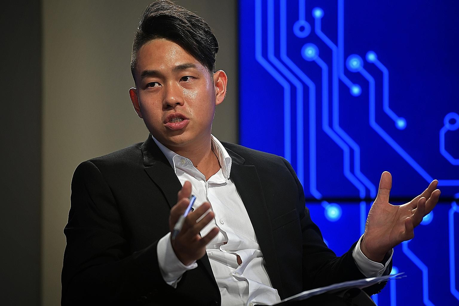 Mr Daniel Thong, co-founder and CEO of cleaning start-up Nimbus, which hires cleaners as employees, not freelance contractors.