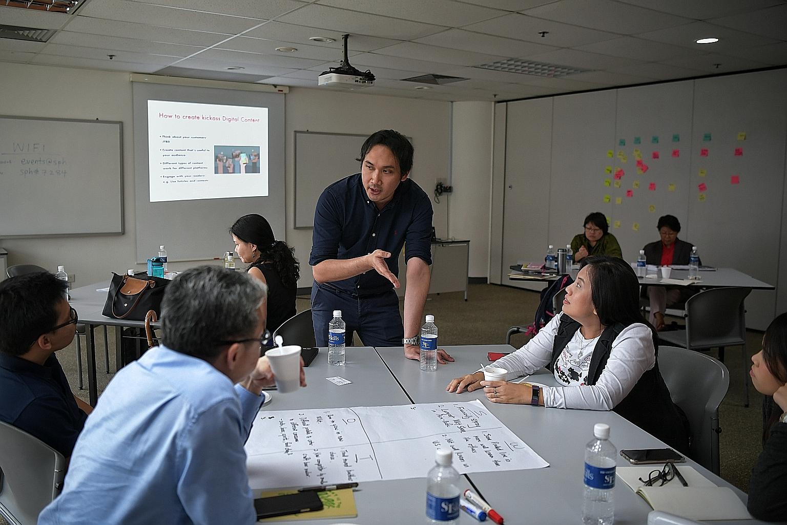 Stomp editor Azhar Kasman shared the pros and cons of different social media platforms, and dispelled misconceptions on how to use social media to enhance one's business.