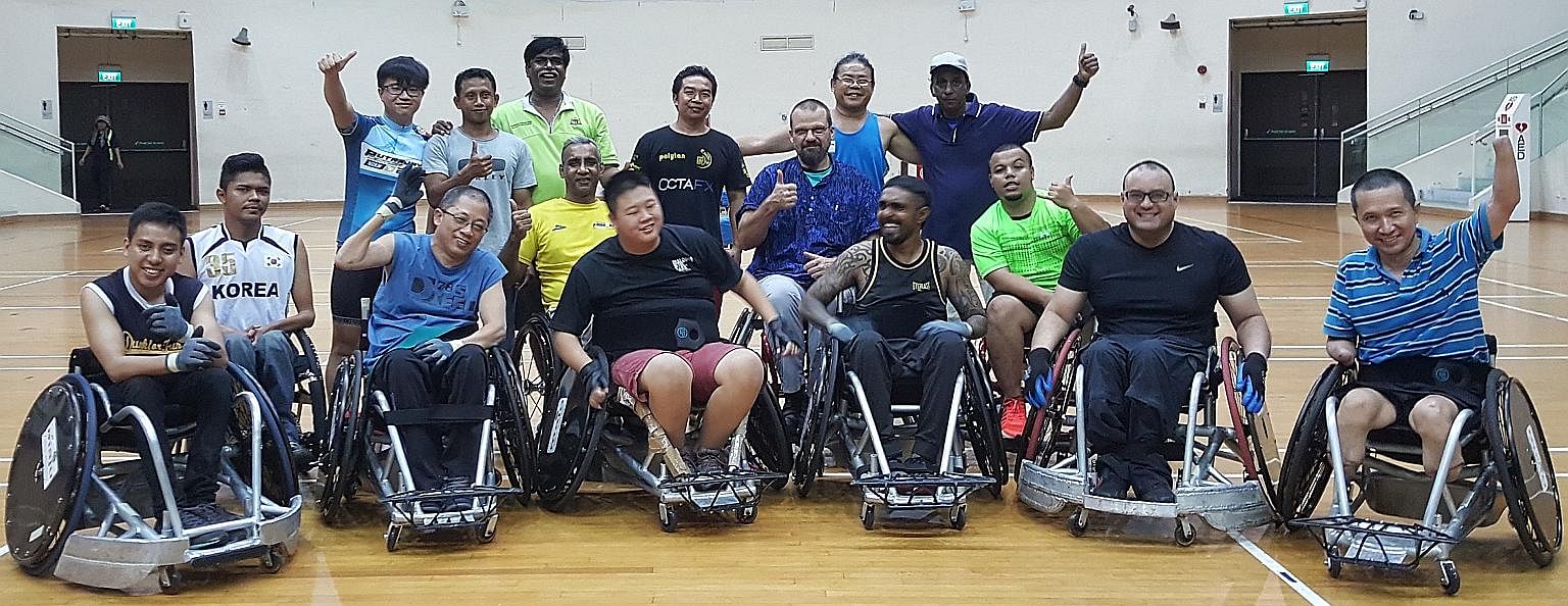 Wheelchair Rugby (Singapore) was among the new charities registered last year. There are about 10 active players here - all men with spinal cord injuries caused by accidents or illnesses.