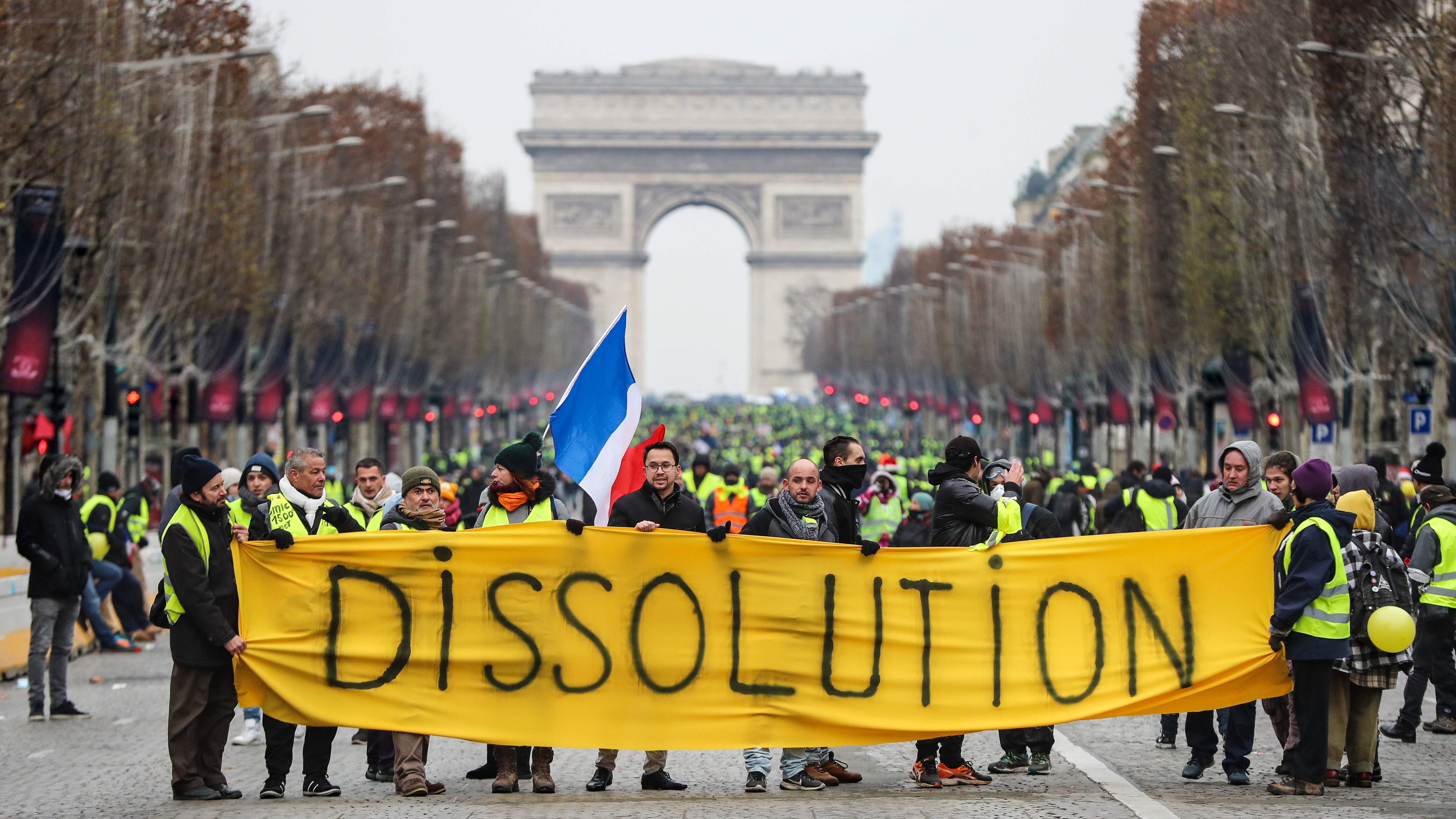 Thousands Of French ‘yellow Vests’ Protest For Fifth Saturday | The ...